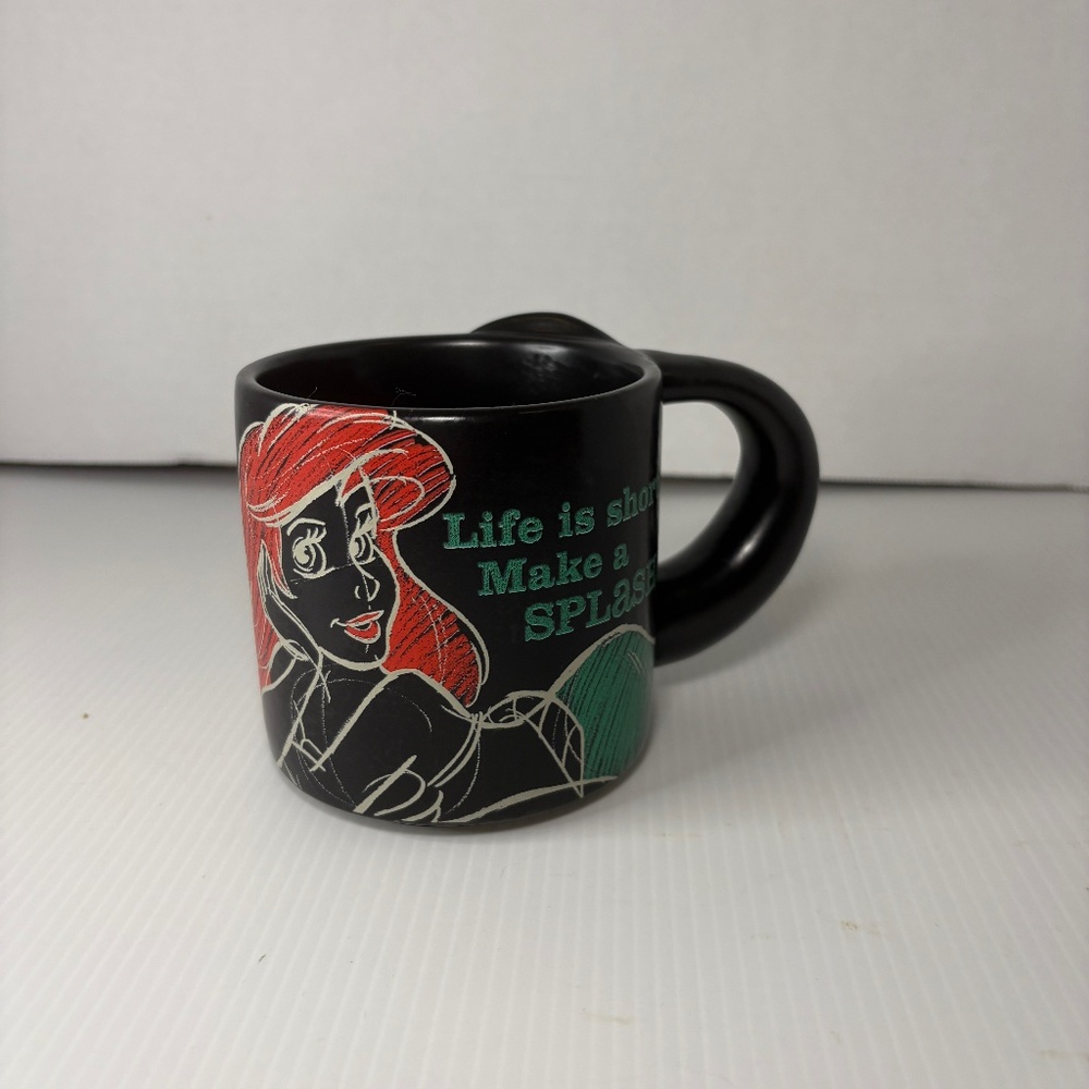 Hallmark Disney Ariel Little Mermaid Life Is Short Make A Splash Black Mug